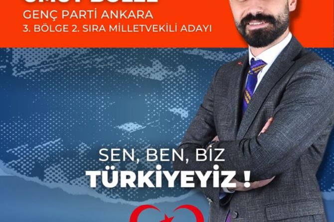 Ünlü Yapımcı Umut BOLEL Genç Parti Ankara Milletvekili Adayı Oldu!.