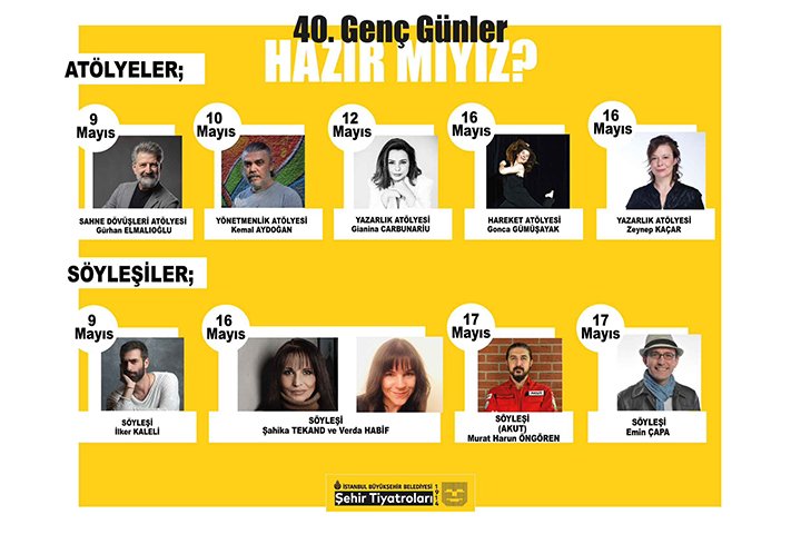 İBB Şehir Tiyatroları’nın geleneksel olarak düzenlediği 40. Genç Günler başlıyor.