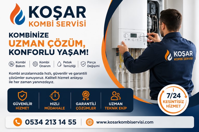 Koşar Kombi Servisi - 0534 213 14 55